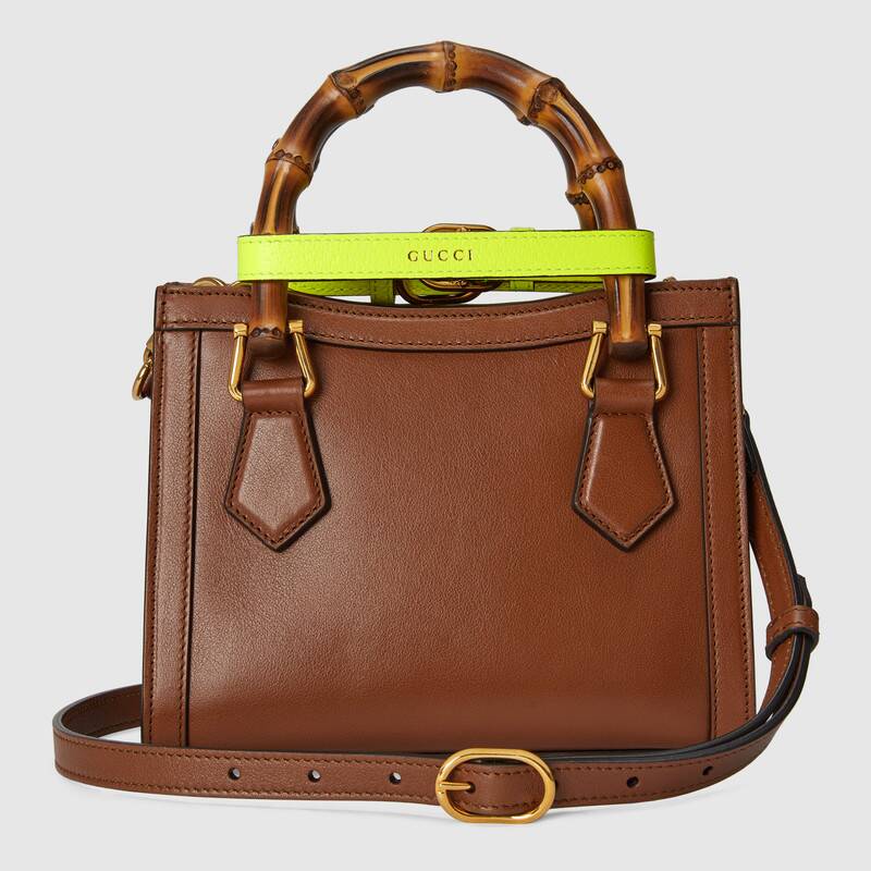 Gucci Diana Mini Tote Bag Shoulder Bag 655661 Brown